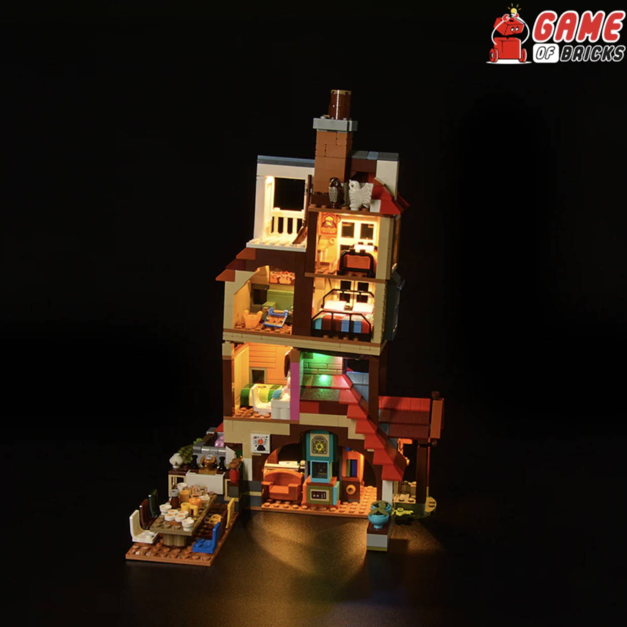 Lego 75980 harry potter attack on the burrow weasley house set reviews top